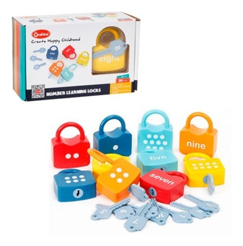 Set de Candados Aprender Los Números