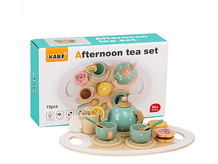 Juego De Tazas De Té Para De Rol Madera