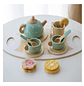 Juego De Tazas De Té Para De Rol Madera - Miniatura 5