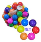 Pelotas Plásticas 8cm Alta Calidad - Saco 100 Unidades - Miniatura 3