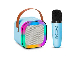 Parlante Karaoke Bluetooth con Micrófono Inalámbrico