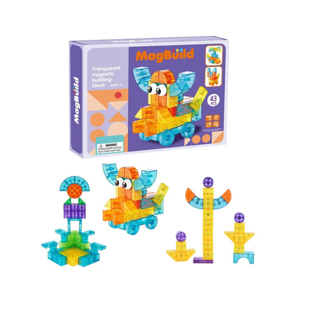 Bloques Magneticos Cubo 43pcs