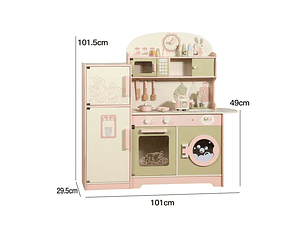 Cocina De Madera Con Horno De Juguete Oliva