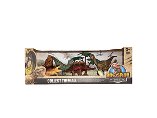 Animales Dinosaurio Modelos Surtidos Set 4pcs