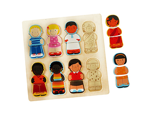 Puzzle Tabla Etnias Encaje