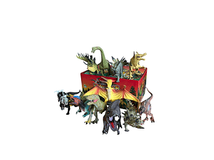 Caja Dinosaurios 12 Piezas
