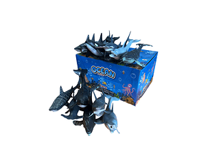 Caja Animales Del Mar 12 Piezas