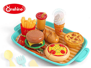 Set De Comida Rapida Plastica