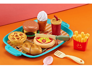 Set De Comida Rapida Plastica
