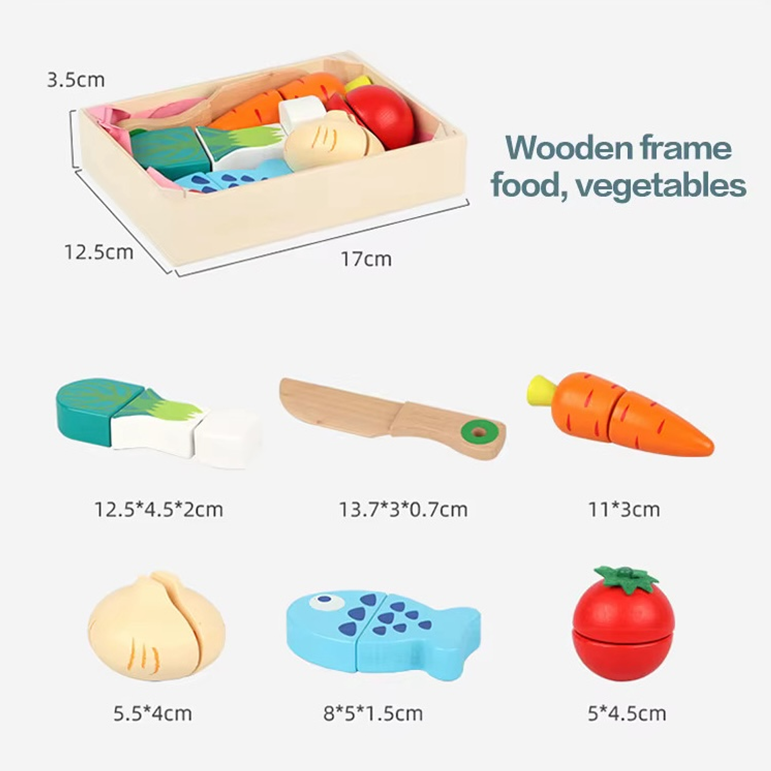 Mix Alimento Pescado Madera 3