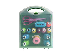 Maleta Tijeras Y Perforadoras