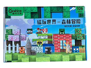 Bloques Magnéticos Construcción Minecraft 106 Piezas