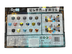 Bloques Magnéticos Construcción Minecraft 50 Piezas