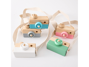 Cámara de foto madera