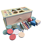 Montessori Encaje Caja Clasificación Pastel - Miniatura 2