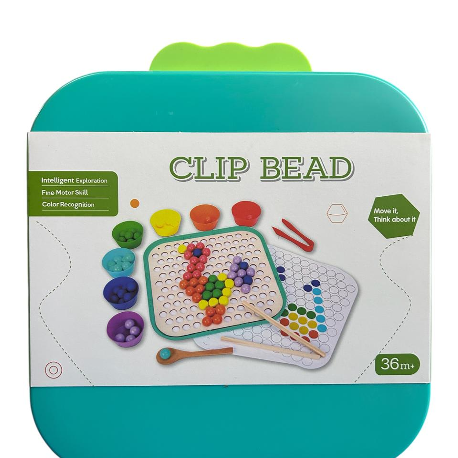 Puzzle con clip de cuentas