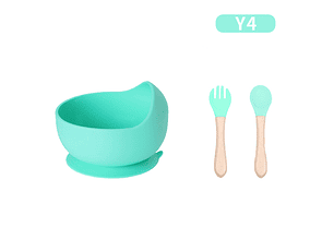 Plato y Utencilios de Silicona