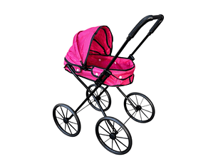Coche Muñeca Plegable Rosado