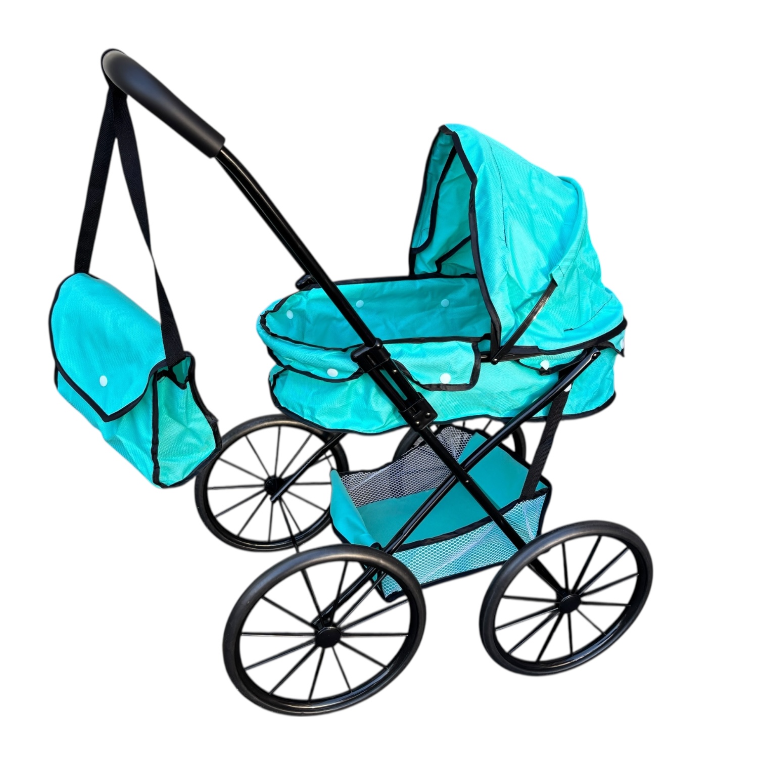 Coche Muñeca Turquesa XL