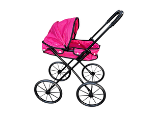 Coche Muñeca Plegable Rosado