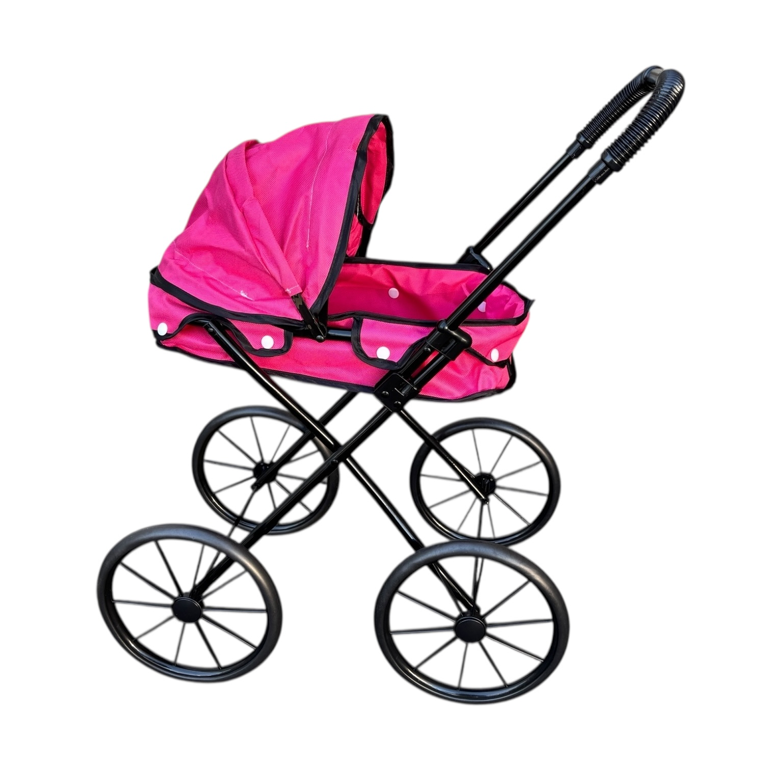 Coche Muñeca Plegable Rosado 2