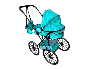 Coche Muñeca Turquesa XL