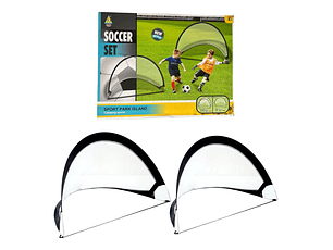 Set Arco de futbol x2 + Pelota