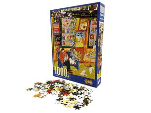 Puzzle Colori 1000 Piezas Biblioteca