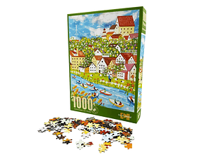 Puzzle Colori 1000 Piezas Casitas