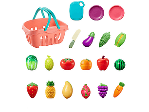 Canasta De Frutas Plastica