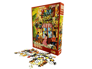 Puzzle Colori 1000 Piezas Cafetería