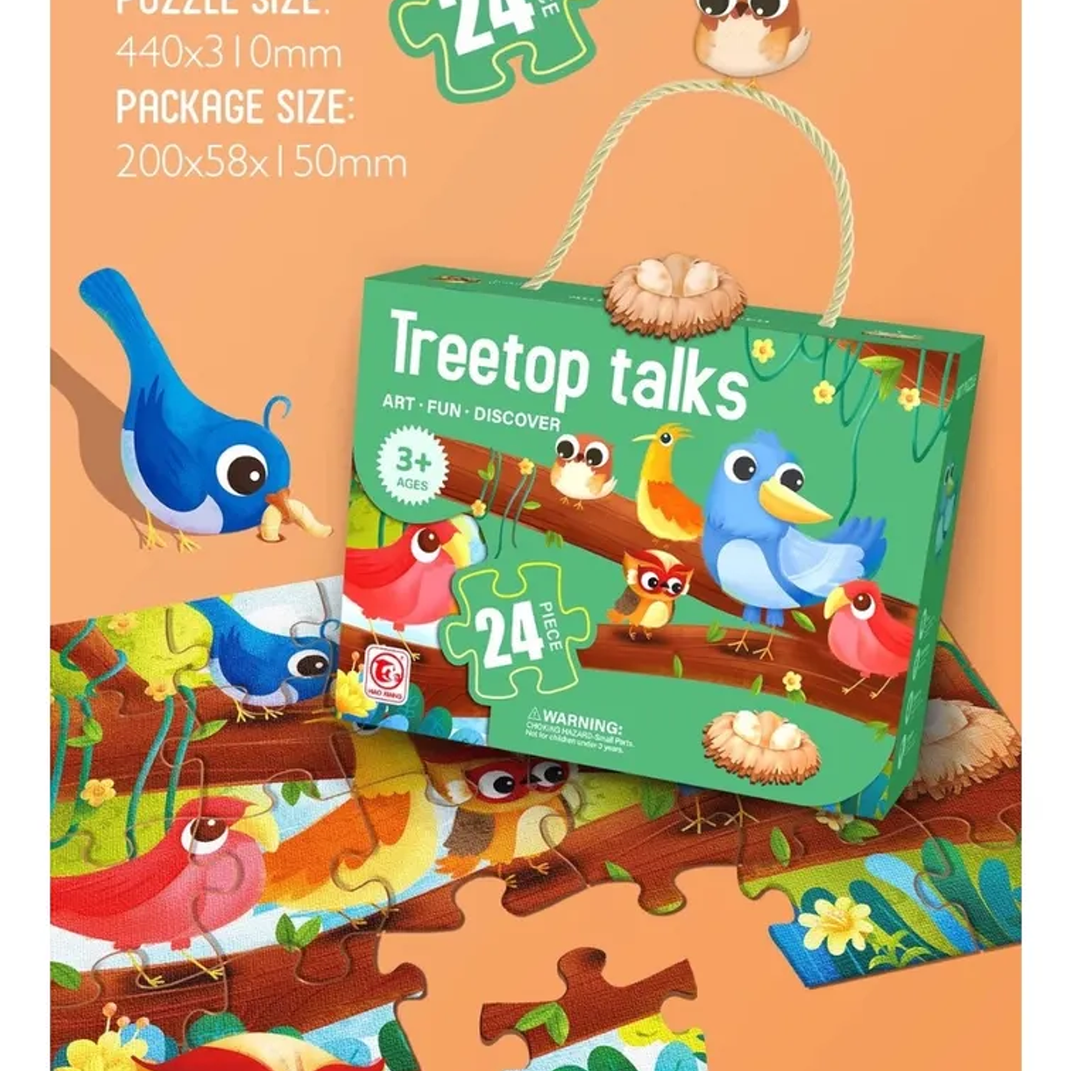 Puzzle 24 Piezas Pajarito 2