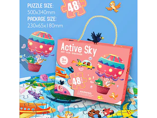 Puzzle 48 Piezas Globo Aerostatico