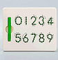 Pizarra Magnetica Numeros Color Magpad - Miniatura 1