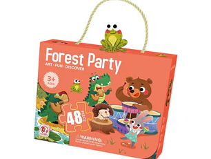 Puzzle 48 Piezas Fiesta En El Bosque