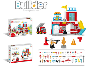 Bloques de Construcción Lego Bombero 100 piezas