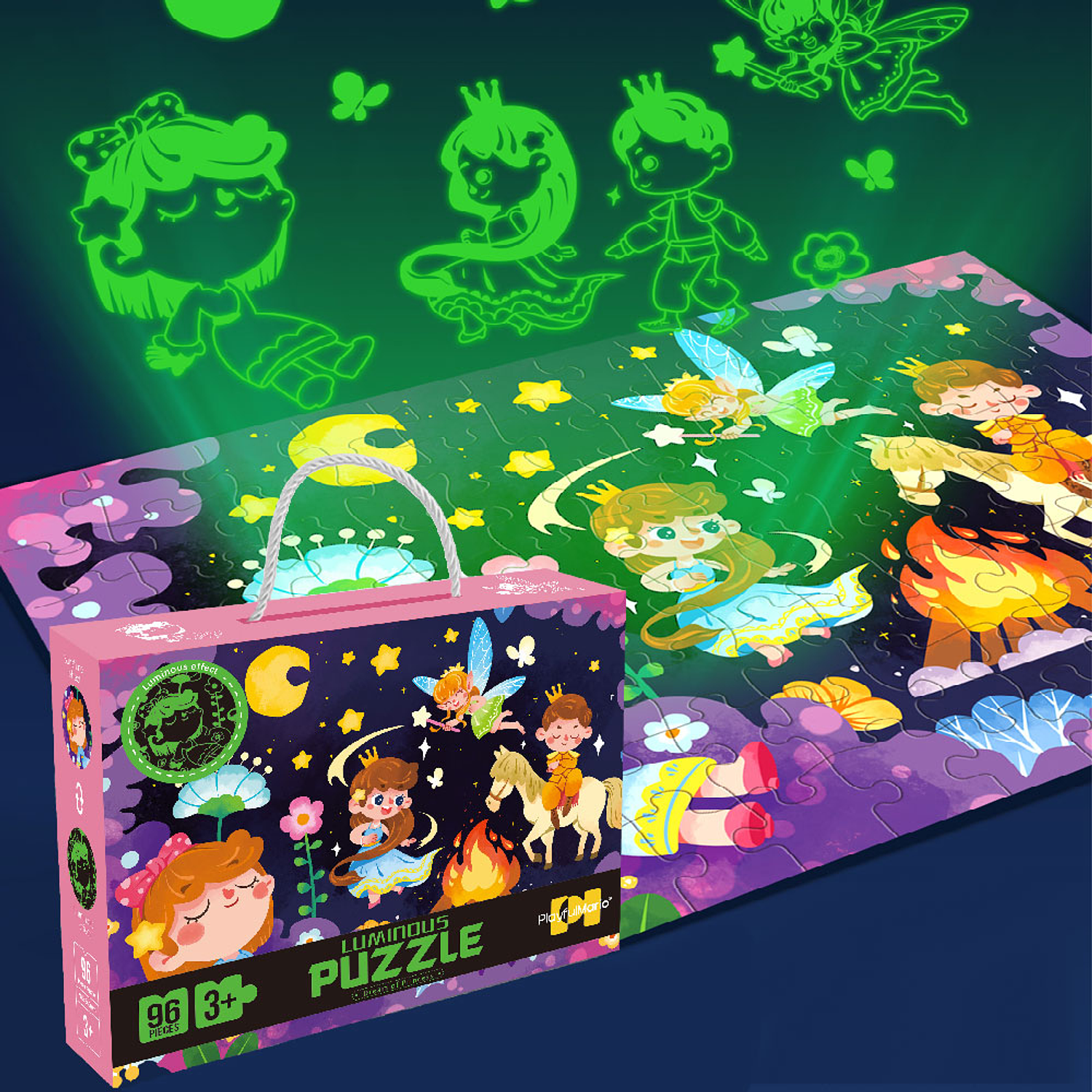 Puzzle Brilla en la Oscuridad 96 piezas 2