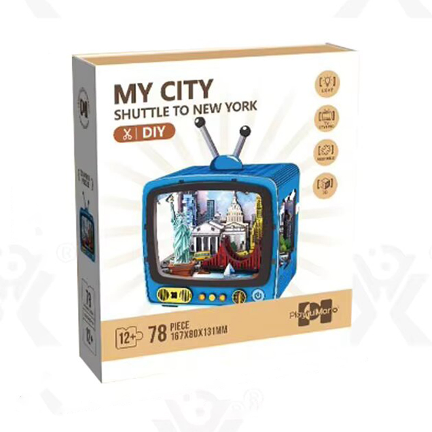 Puzzle 3D New York 78 Piezas 1