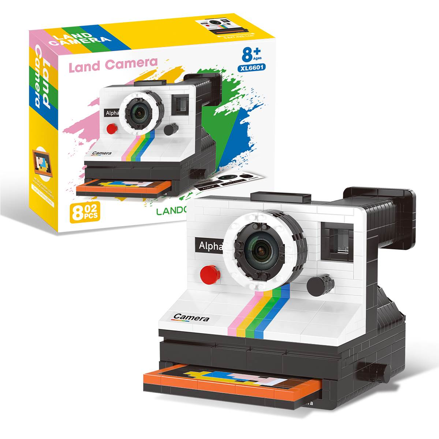 Bloques de Construcción Camara Polaroid 802 Piezas 1