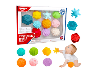 Pelotas Sensoriales con Textura 10 pcs