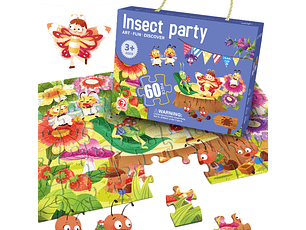 Puzzle Fiesta Insectos 60 Piezas