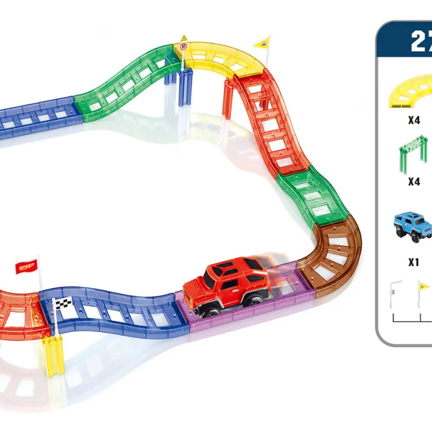 Pista Magnetica 27 Piezas 2