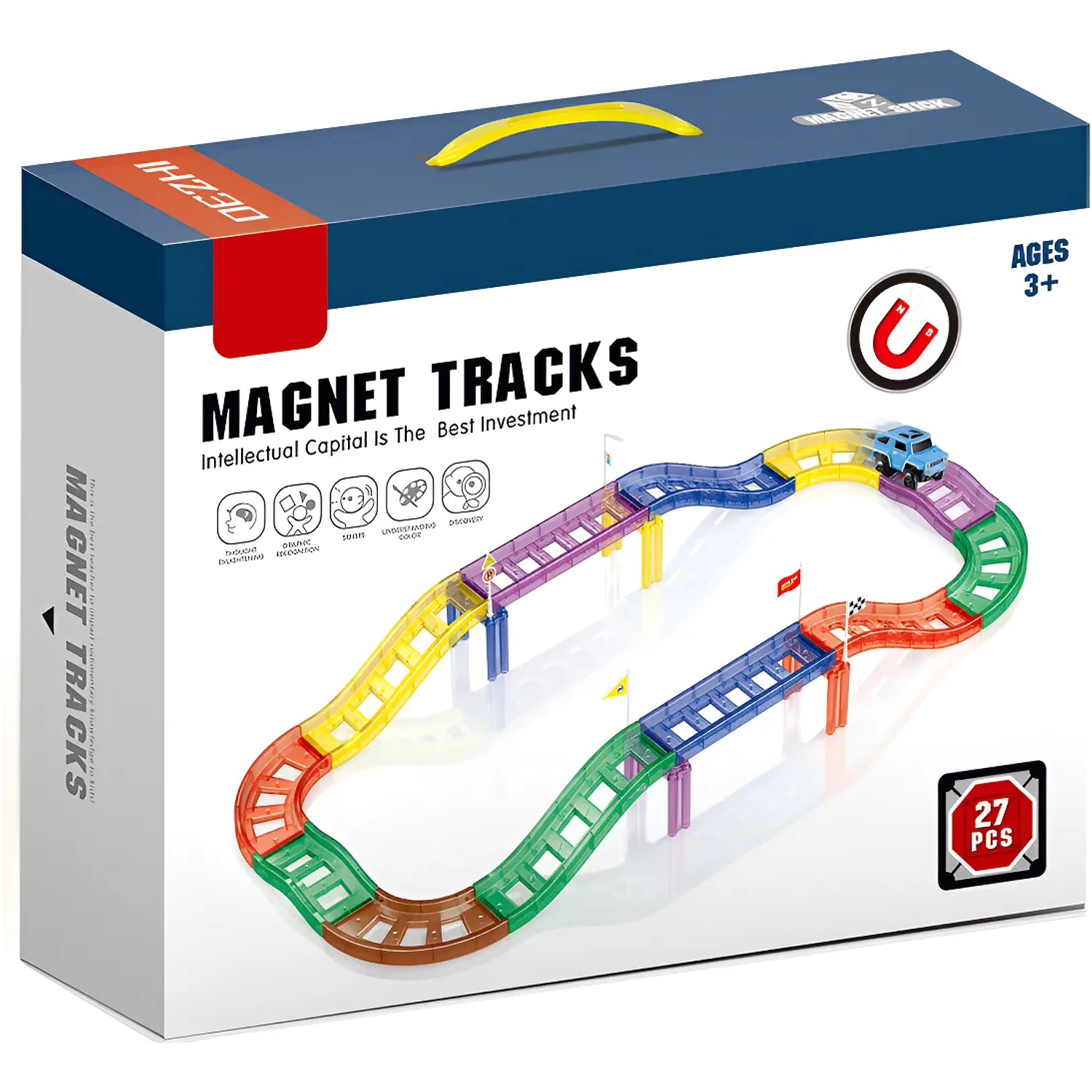 Pista Magnetica 27 Piezas 1