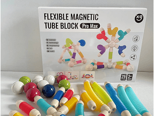 Tubo Flexible Magnético 26 Piezas