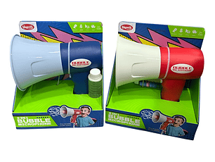 Megafono con Burbujas