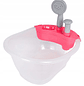 Bañera para Muñecas Transparente con Bomba de Agua Tina Rosada - Miniatura 2
