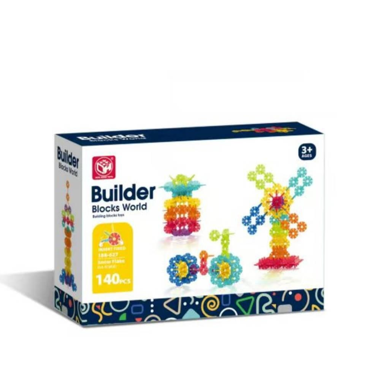 Bloque de Construcción Copo de Nieve 140 pcs 1