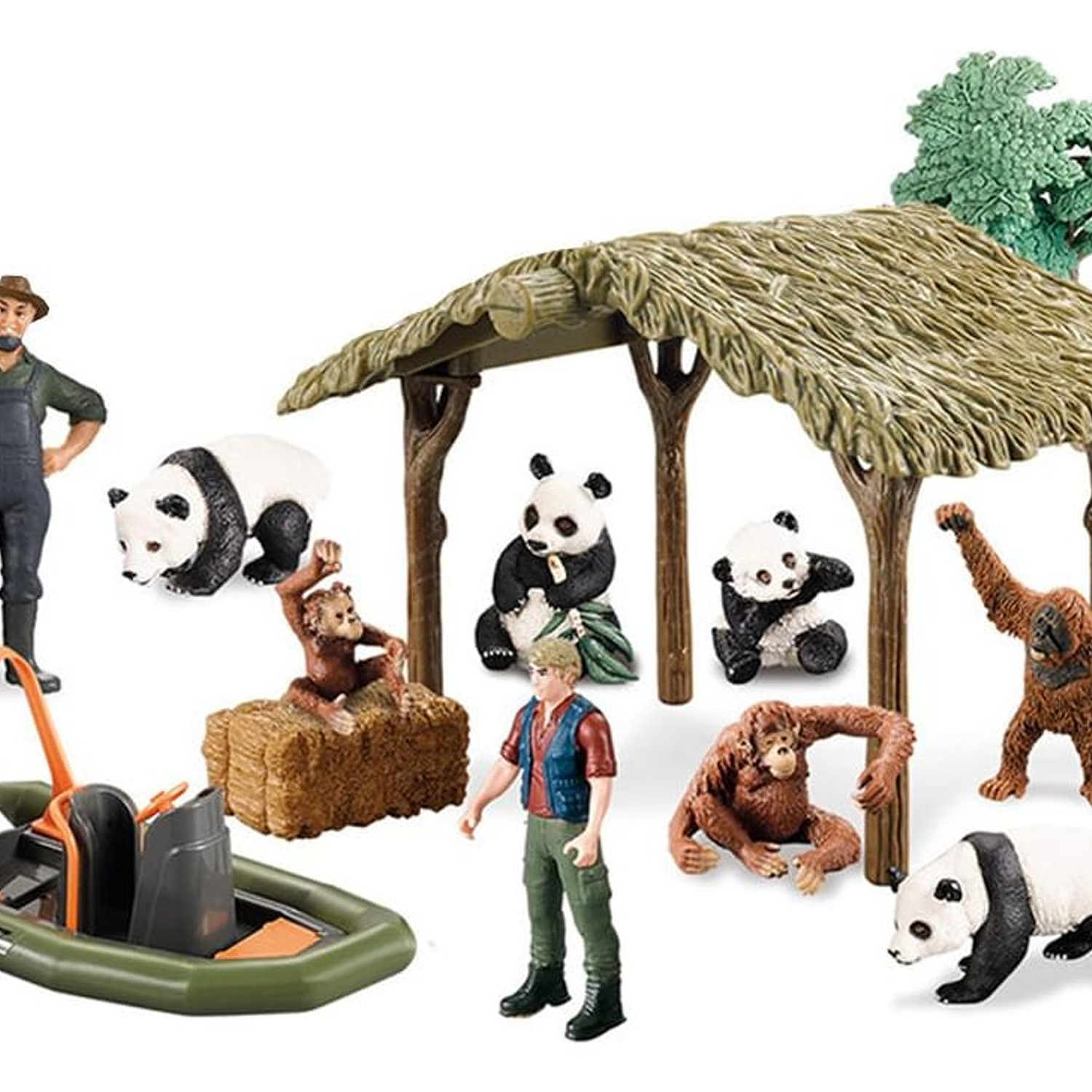 Set Vida Silvestre Primates y Osos Panda 3