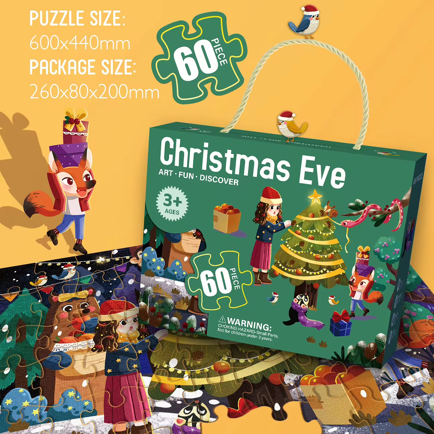 Puzzle Nochebuena 60 Piezas 4