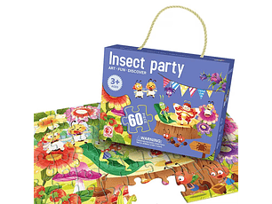 Puzzle Fiesta Insectos 60 Piezas